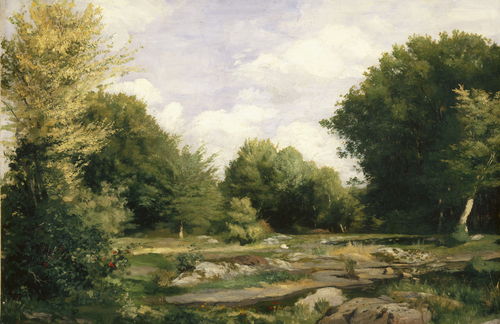 A clearing in the woods 1865